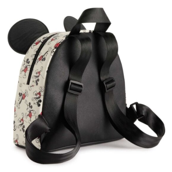 NWT! Disney Mickey Mouse all over print Mini Backpack Classic Mickey - Picture 2 of 6
